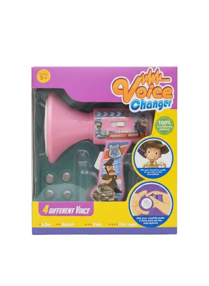 بريميم لعبة مكبر صوت للأطفال مع مُغير صوت - مُعدِّل صوت بأربعة مؤثرات صوتية مع أضواء، لعبة موسيقية ممتعة للأطفال من عمر 5 سنوات فما فوق - Image 1